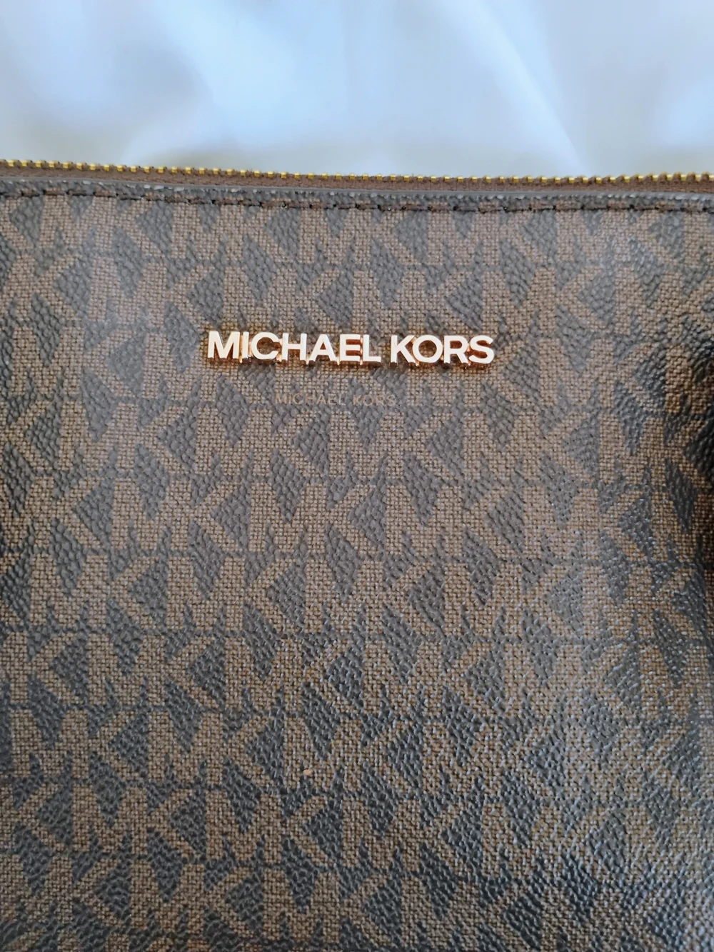 Michael Kors Brown Signature Tote Bag